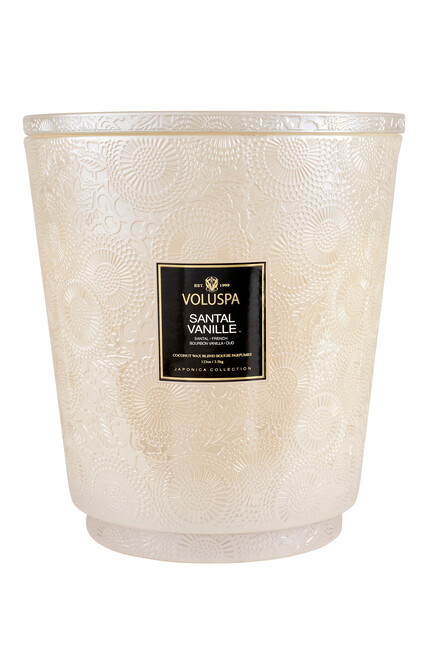 Santal Vanille 5 Wick Hearth Candle