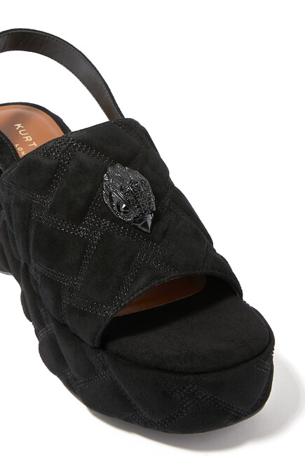 Kensington 80 Suede Wedge Sandals