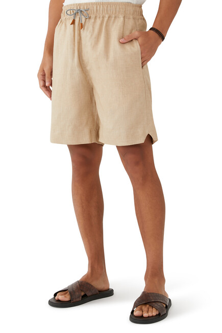 Bermuda Linen Shorts