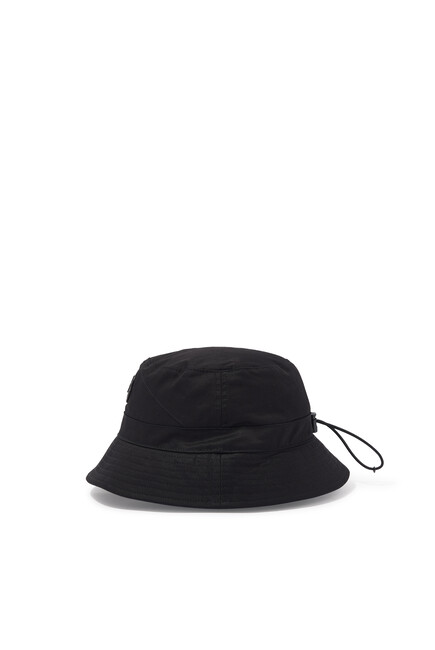 Logo Patch Cotton Bucket Hat