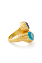 Santorini 24K Gold-Plated Ring