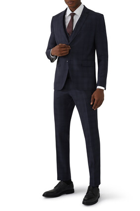 Reymond Three-Piece Check Suit
