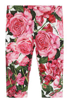 Kids Floral Print Leggings