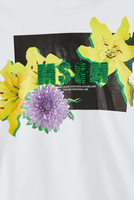 Embellished Logo Print T-Shirt