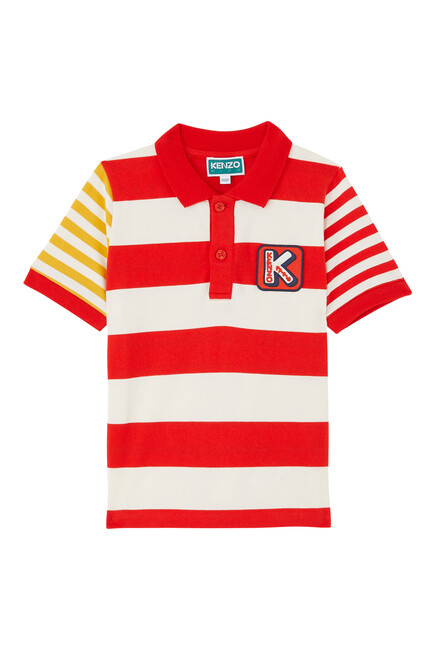 Kids Striped Sailor Polo Shirt