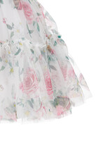 Kids Floral Tulle Dress