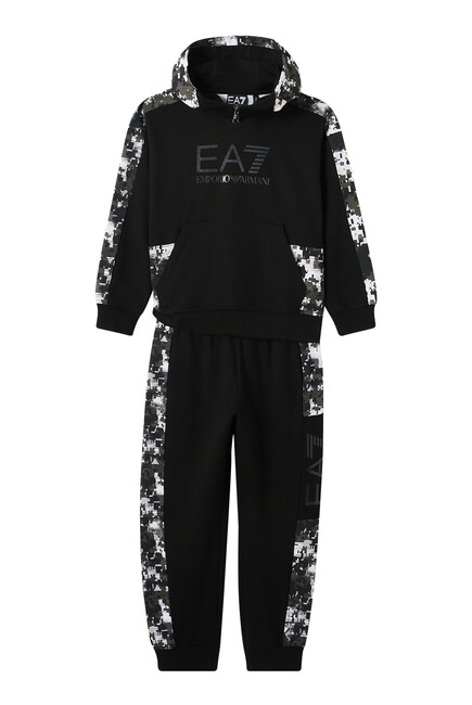 Kids EA7 Camo Detail Joggers