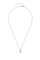 Savi Sculptural Droplet Pendant Necklace, 18k Recycled Gold-Plated Vermeil & Recycled Sterling Silver