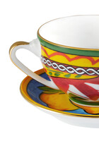 Limoni Carretto Tea Cup & Saucer Set