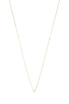 14K Gold, Akoya Pearl and Diamond Necklace
