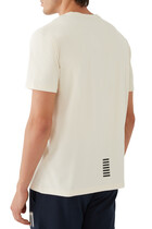 EA7 Logo Cotton T-Shirt