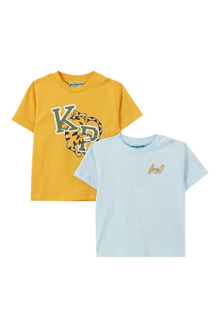 Kids Cotton T-shirt, Set of 2