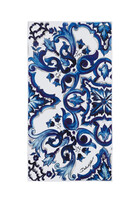 Blue Mediterraneo Terry Cotton Hand Towel