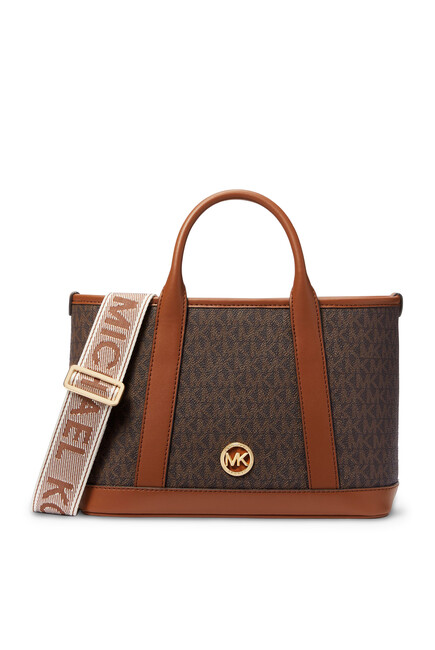 Luisa Small Signature Logo Satchel