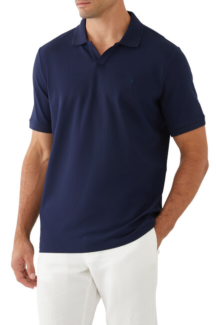 Stretch Mesh Polo Shirt