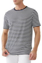 Tiburt 457 Horizontal-Stripes T-Shirt