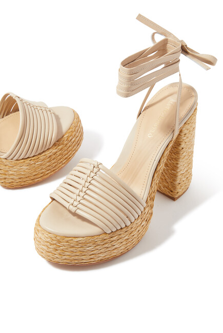 Paciana 125 Platform Leather Sandals