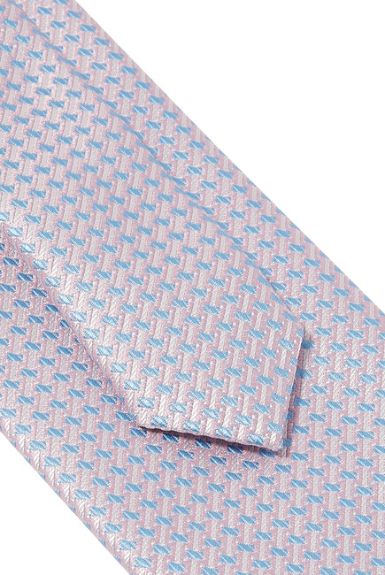 Geometric Silk Tie