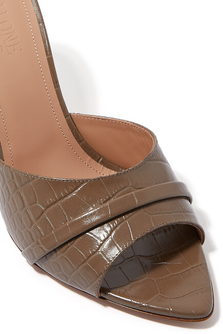 Julia 90 Croc Embossed Mules