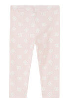 Kids All-Over Logo Leggings