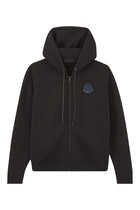 Logo Patch Zip-Up Sweatshirt