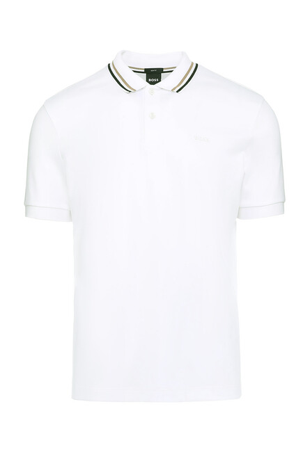 Striped Collar Polo