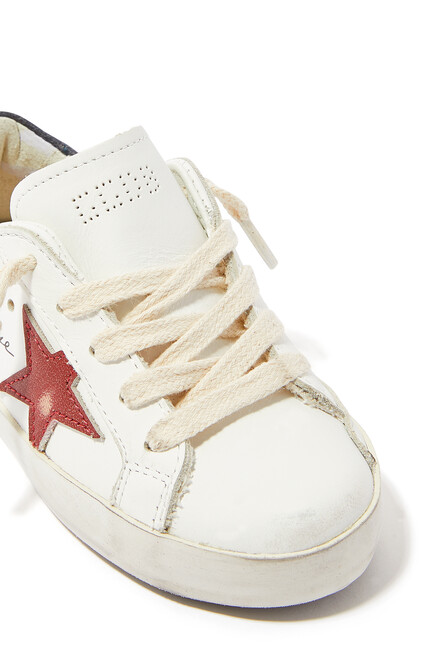 Kids Leather Super-Star Sneakers