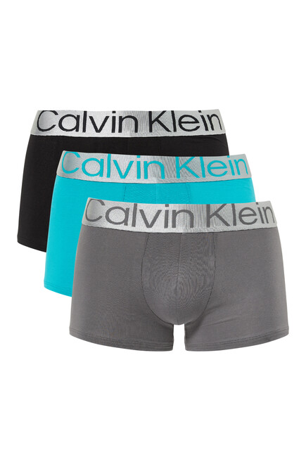 Mens Calvin Klein grey Reconsidered Comfort Trunks