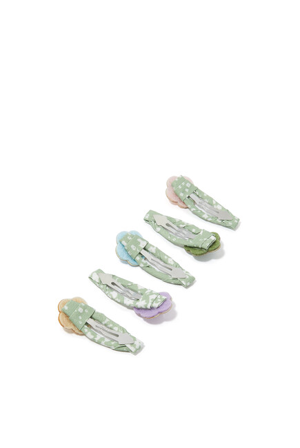 Kids Mini Bloom Clic Clac Clips, Set of 5