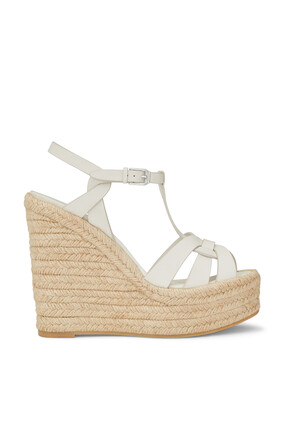 Tribute Espadrilles Wedge in Smooth Leather