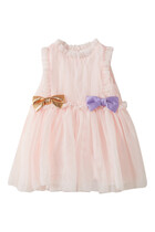 Kids Ruffle Dress & Bloomers in Chiffon