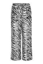 x Reina Olga Straight Zebra Pants