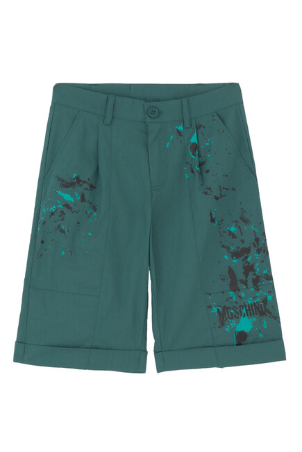 Kids Logo Splatter Shorts