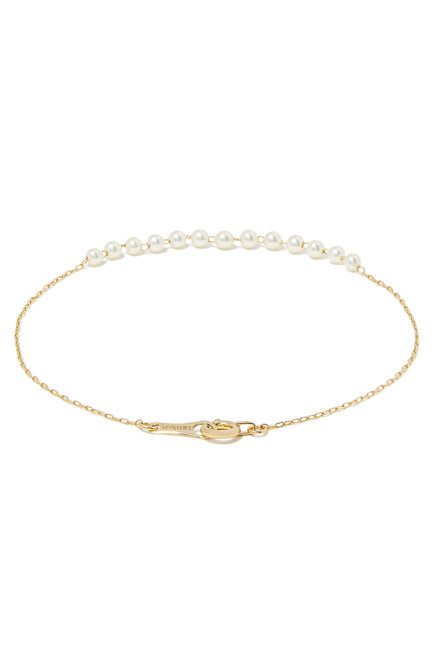 14-Karat Gold Akoya Pearl Bracelet