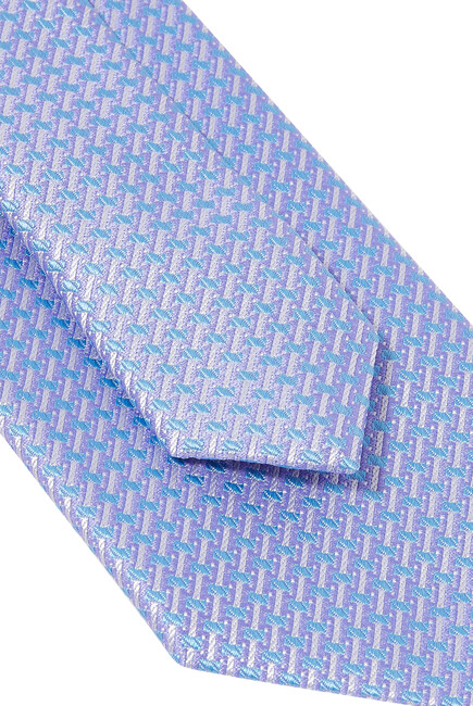 Geometric Silk Tie