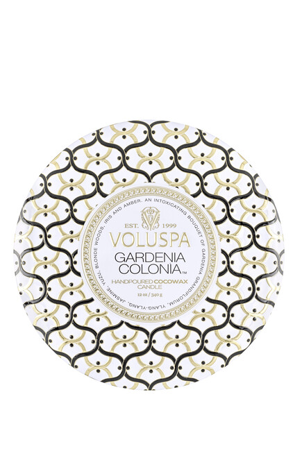 Gardenia Colonia 3-Wick Tin Candle