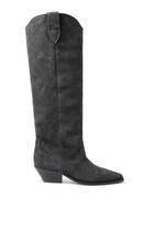 Denvee 40 Tall Suede Leather Boots