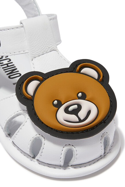 Kids Teddy Bear Closed-Toe Sandals