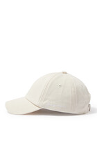 La Casquette Embroidered Cotton-Twill Baseball Cap