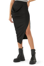 Asymmetric Draped Skirt