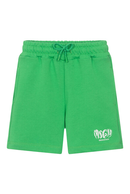 Kids Logo Print Sweat Shorts