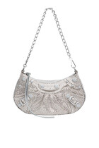 Le Cagole Mini Bag with Chains and Rhinestones