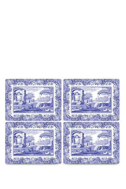 Pimpernel Blue Italian Placemats, Set of 4