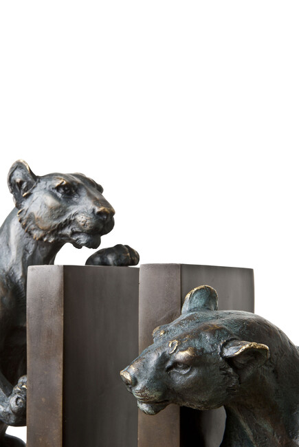 Lioness Bookends, Set of 2
