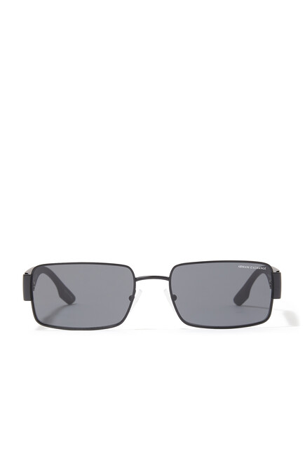 Rectangular Frame Sunglasses