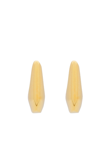 Lucy Williams Mini Graduated Hoops, 18k Gold Plated Vermeil on Sterling Silver