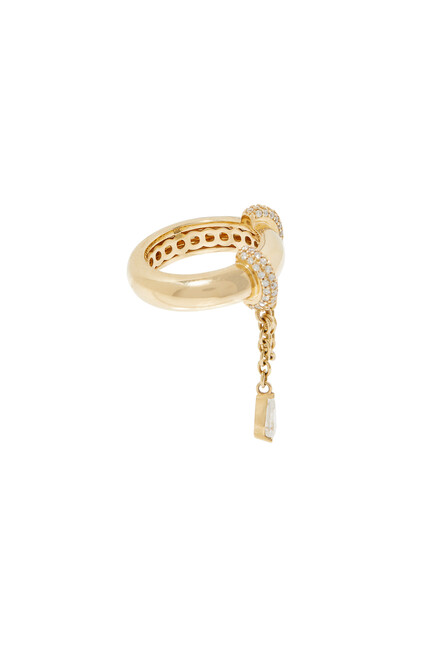 Elisabeth Ring, 18k Yellow Gold & Diamonds