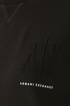 AX Embossed Logo T-shirt in Jersey