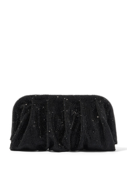 Venus La Grande Rhinstone Mesh Clutch