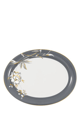 Aslaug Oval Serving Plate